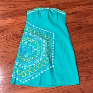 Lilly Pulitzer Bowen Aqua Comb size 6